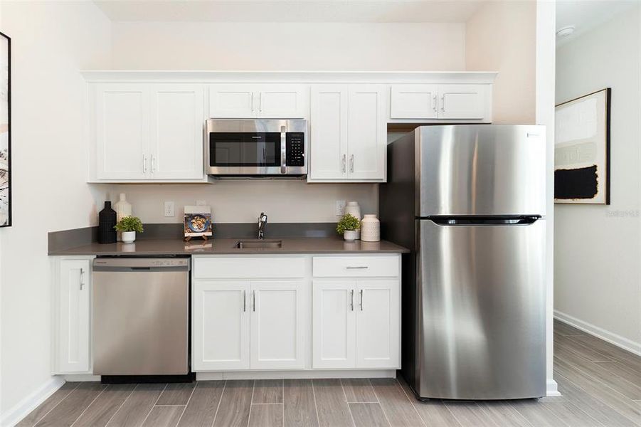 Furnished interior view inside a new home in , Clermont (Image 22).