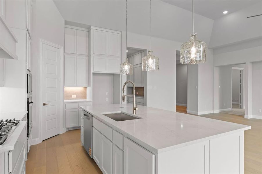 Furnished interior view inside a new home in Windsong Ranch, Prosper (Image 13). Furnished interior view inside a new home in Windsong Ranch, Prosper (Image 13).