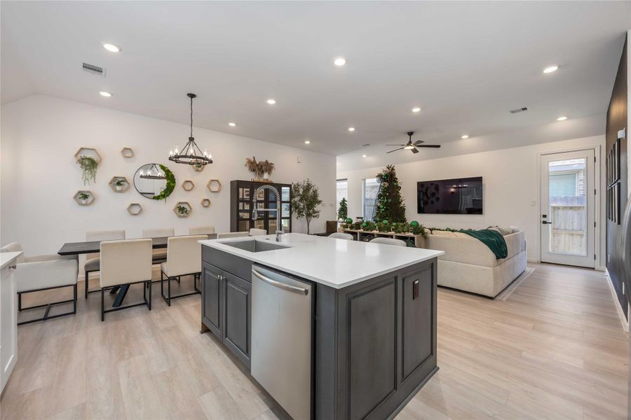 Furnished interior view inside a new home in Balmoral: Avante Collection, Houston (Image 13). Furnished interior view inside a new home in Balmoral: Avante Collection, Houston (Image 13).