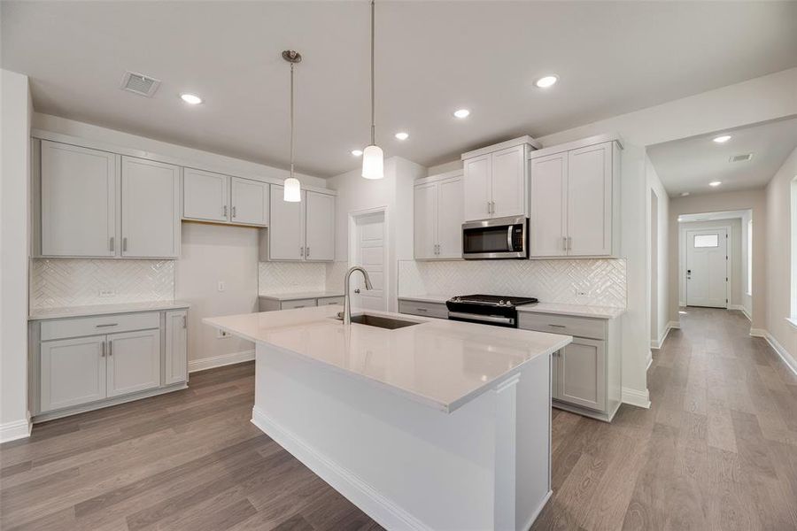 Furnished interior view inside a new home in Spiritas Ranch, Little Elm (Image 11).