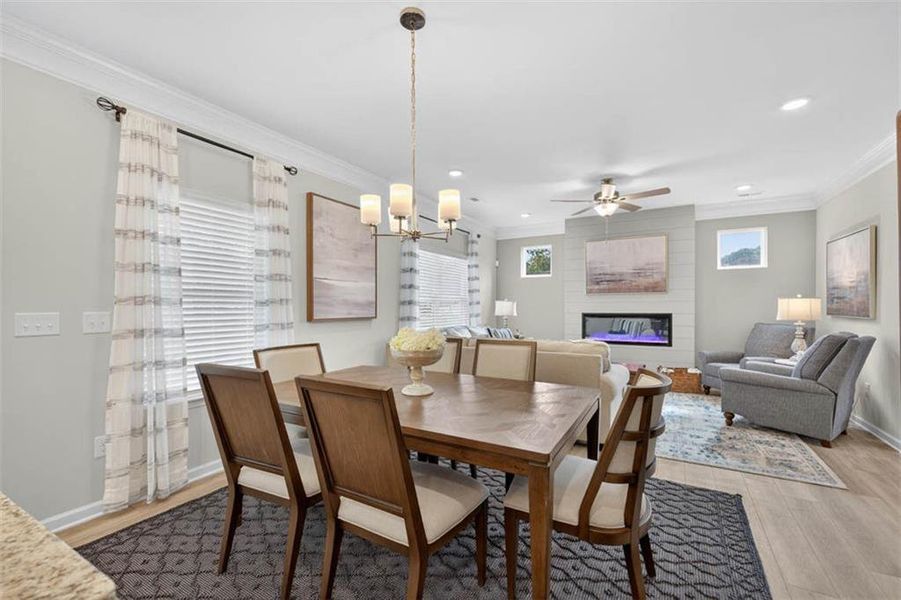Furnished interior view inside a new home in Laurel Ridge, Rock Spring (Image 17).