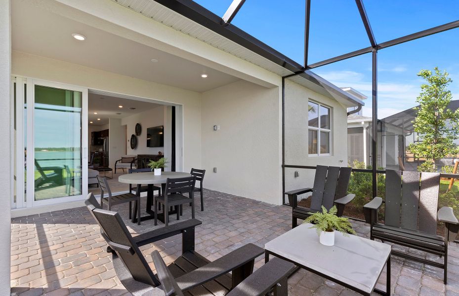 Exterior details and patio area of a home in Costa Pointe, Vero Beach (Image 3). Exterior details and patio area of a home in Costa Pointe, Vero Beach (Image 3).