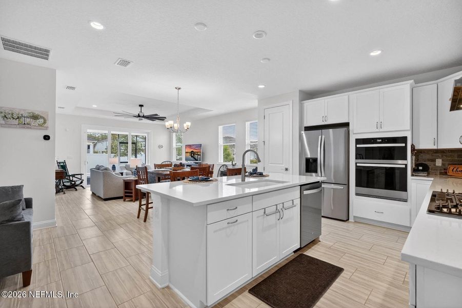 Furnished interior view inside a new home in , Palm Coast (Image 23).