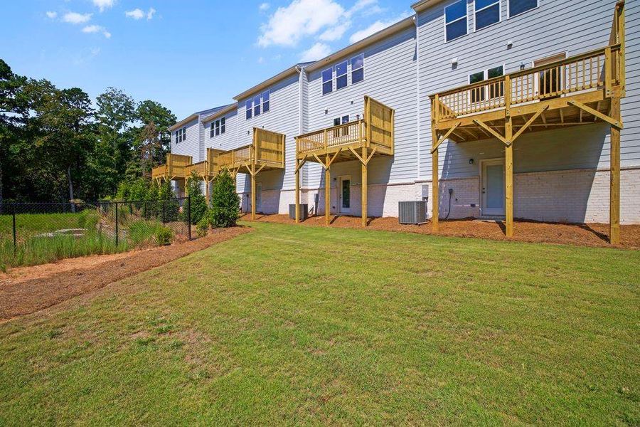 Front exterior of a new home in Somerset at Veterans Memorial, Mableton, GA, highlighting curb appeal (Image 2).