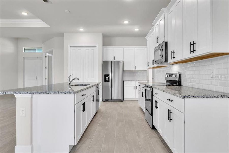 Furnished interior view inside a new home in , Cape Coral (Image 16).