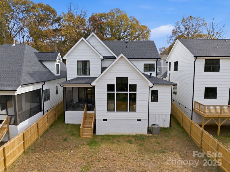 Exterior details and patio area of a home in , Charlotte (Image 23).