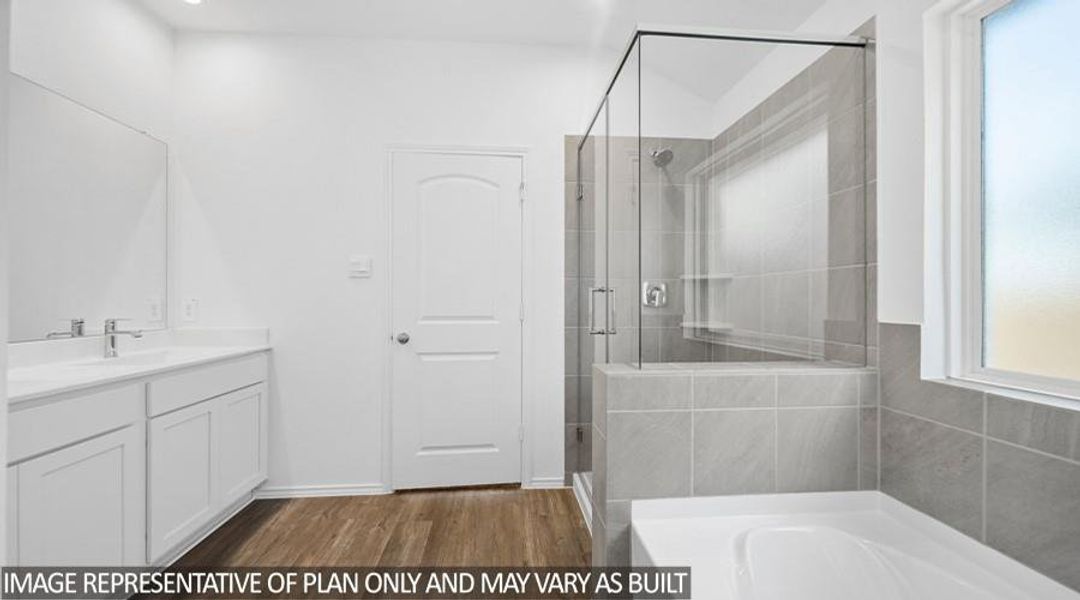 Furnished interior view inside a new home in Newport Pointe, Crosby (Image 4).