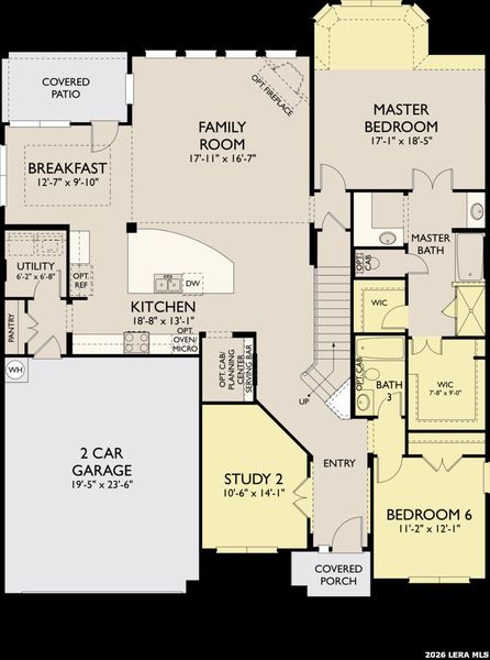 2D floor plan layout of this home in Saddlebrook Ranch, Schertz, TX (Image 2). 2D floor plan layout of this home in Saddlebrook Ranch, Schertz, TX (Image 2).