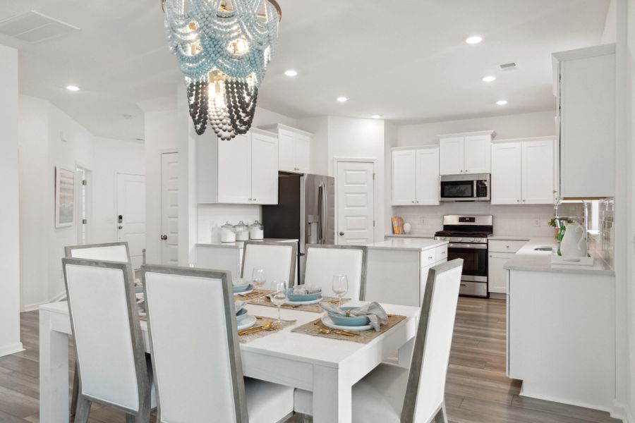 Furnished interior view inside a new home in , Summerville (Image 8).