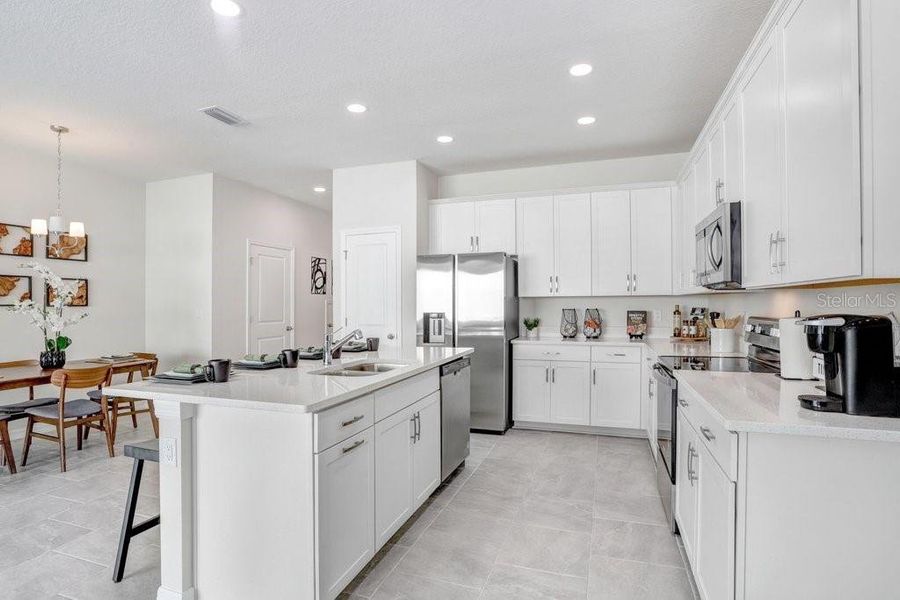 Kitchen with Lots of Cabinet Space