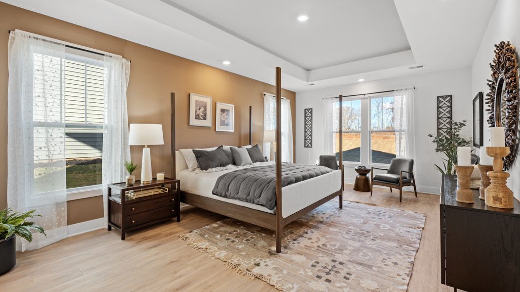 Furnished interior view inside a new home in Mulberry Estates, Simpsonville (Image 15).