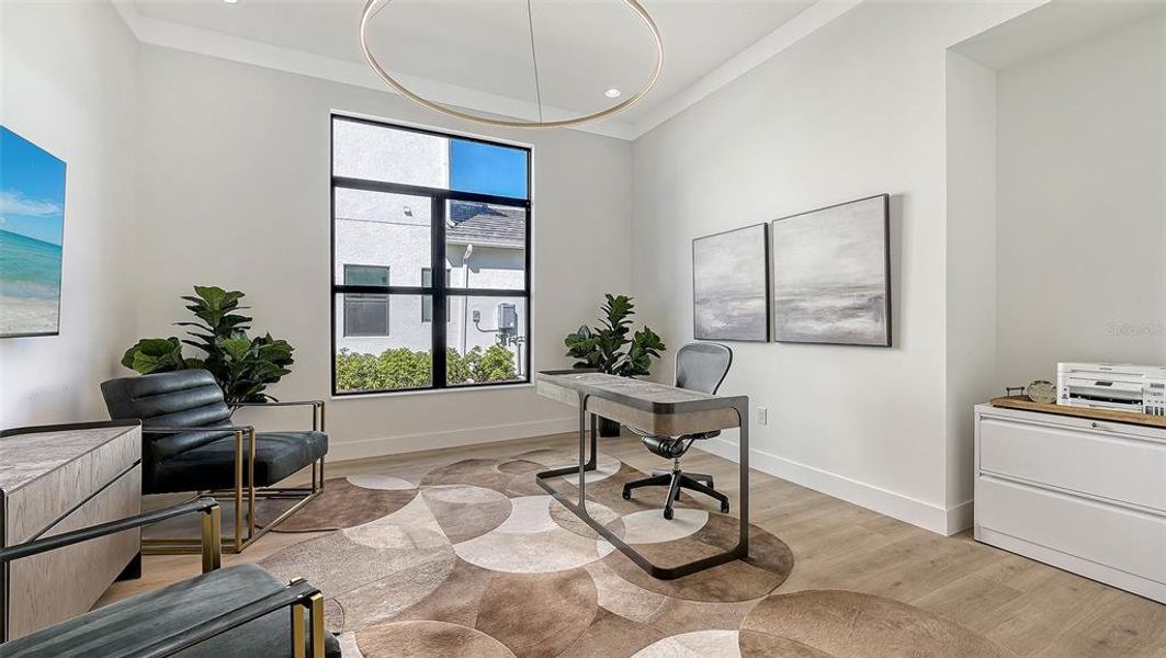 Furnished interior view inside a new home in , Sarasota (Image 49).
