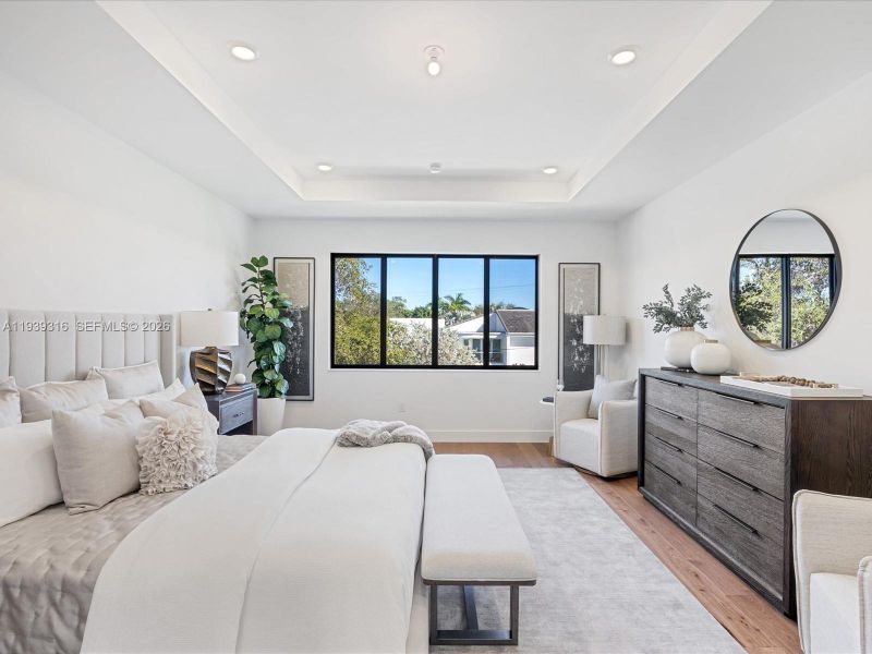 Furnished interior view inside a new home in , Miami (Image 17).