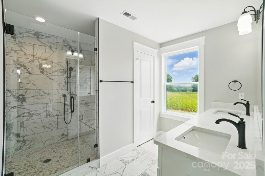 Furnished interior view inside a new home in , Marshville (Image 9).