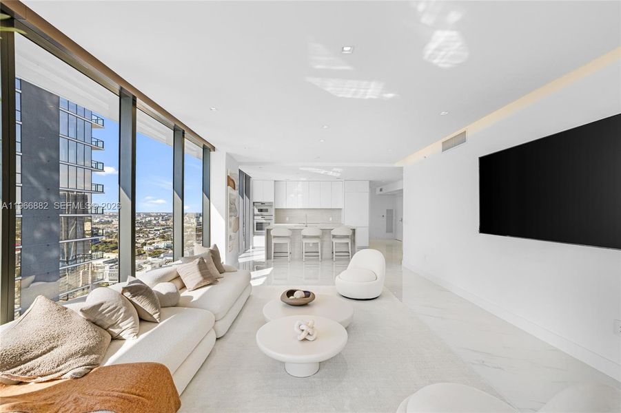 Furnished interior view inside a new home in , Miami (Image 32). Furnished interior view inside a new home in , Miami (Image 32).