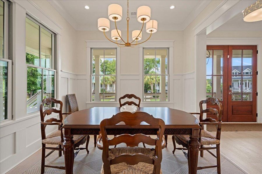 Furnished interior view inside a new home in , Johns Island (Image 18).