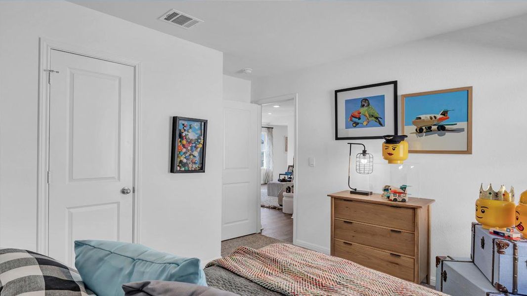 Furnished interior view inside a new home in Prairie Lakes, Buda (Image 6).