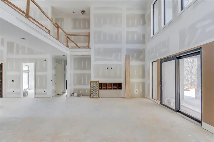 In-progress construction of a new home in , Sugar Hill, GA (Image 12).