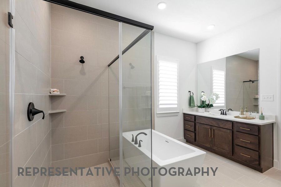 Furnished interior view inside a new home in Flora, Hutto (Image 15).