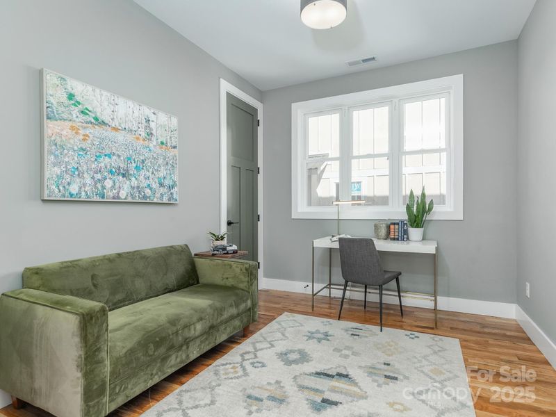 Furnished interior view inside a new home in , Asheville (Image 36).