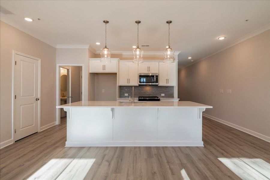 Furnished interior view inside a new home in Bluffs at Bells Ferry, Marietta (Image 6).
