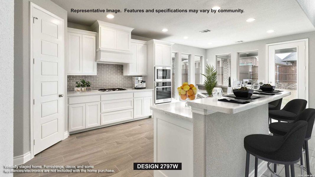 Furnished interior view inside a new home in Kallison Ranch, San Antonio (Image 6).