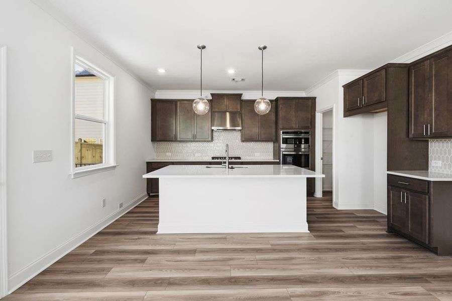 Furnished interior view inside a new home in Falls Creek, Flowery Branch (Image 9). Furnished interior view inside a new home in Falls Creek, Flowery Branch (Image 9).