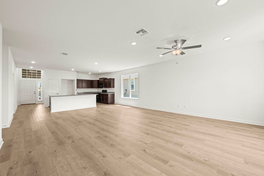 Spacious, unfurnished interior of a new home in The Village at Elm Creek, Troy (Image 12). Spacious, unfurnished interior of a new home in The Village at Elm Creek, Troy (Image 12).