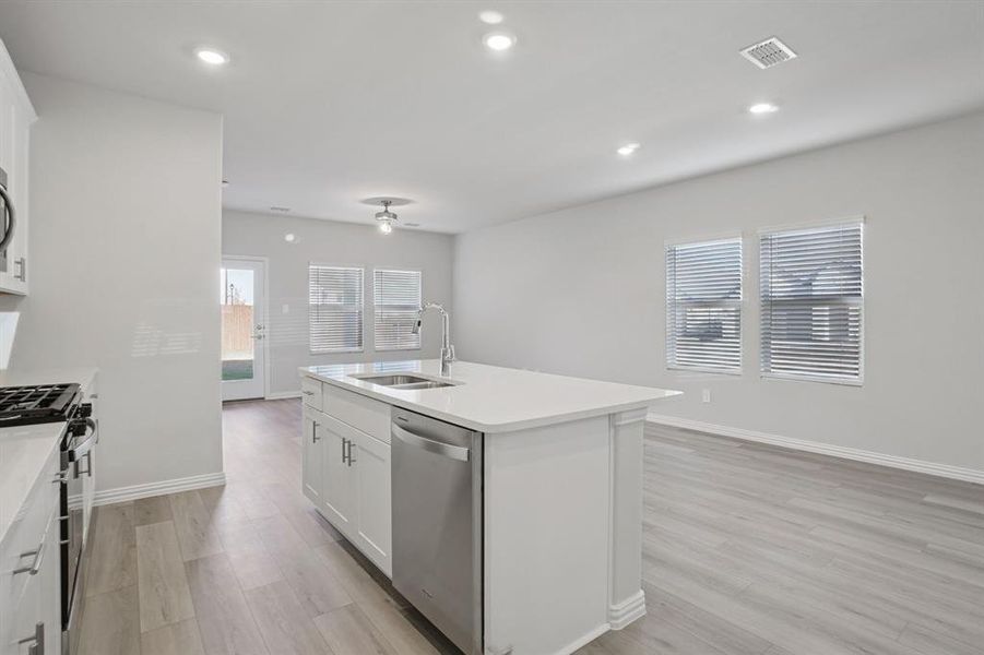 Furnished interior view inside a new home in Trails of Lavon - Spring Series, Lavon (Image 10).
