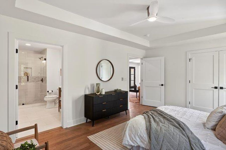 Furnished interior view inside a new home in , Roswell (Image 9).