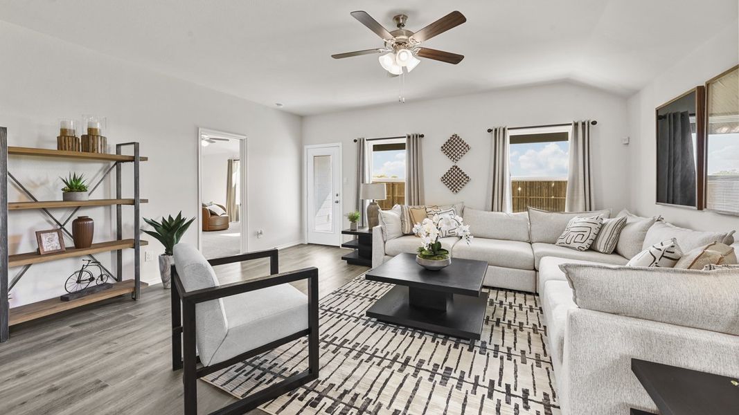 Furnished interior view inside a new home in Waverly Estates, Josephine (Image 6). Furnished interior view inside a new home in Waverly Estates, Josephine (Image 6).