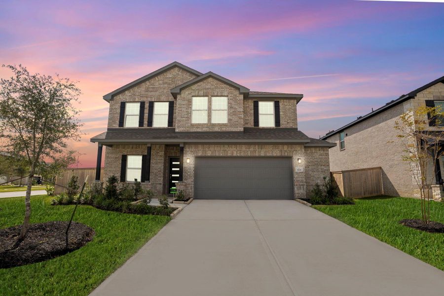 Welcome home to this stunning all-brick beauty featuring timeless curb appeal on a large corner lot! From its modern elevation to its welcoming design, this home immediately captures attention with its elegant lines and inviting presence.