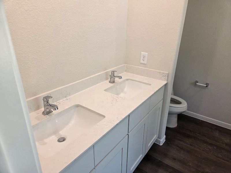 Close-up of interior finishes inside a home in River's Edge, Conroe (Image 21).