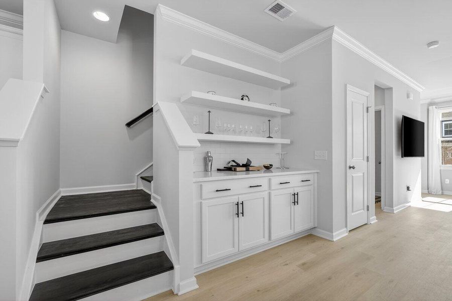 Furnished interior view inside a new home in , Summerville (Image 13). Furnished interior view inside a new home in , Summerville (Image 13).
