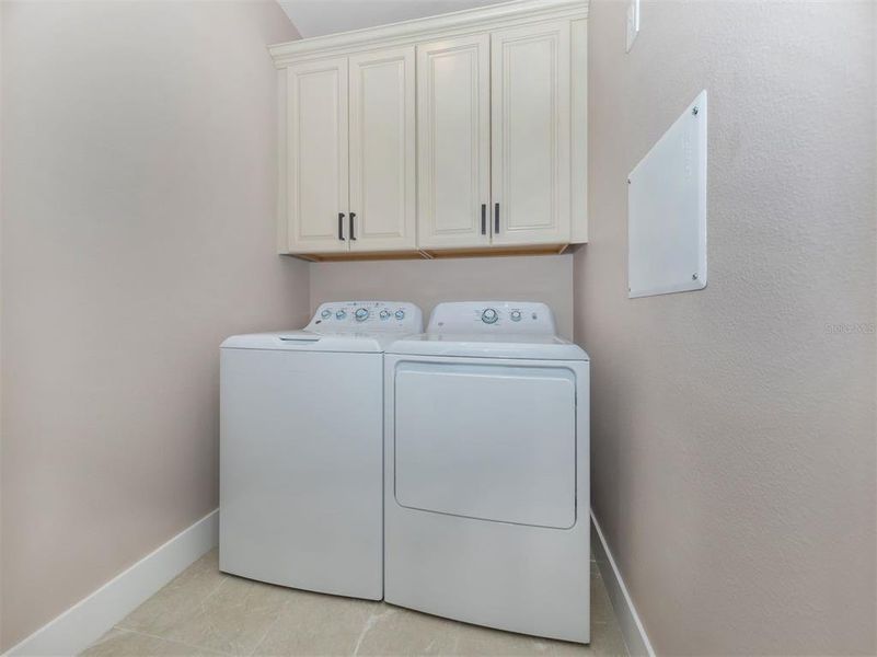 Typical Model Laundry Room