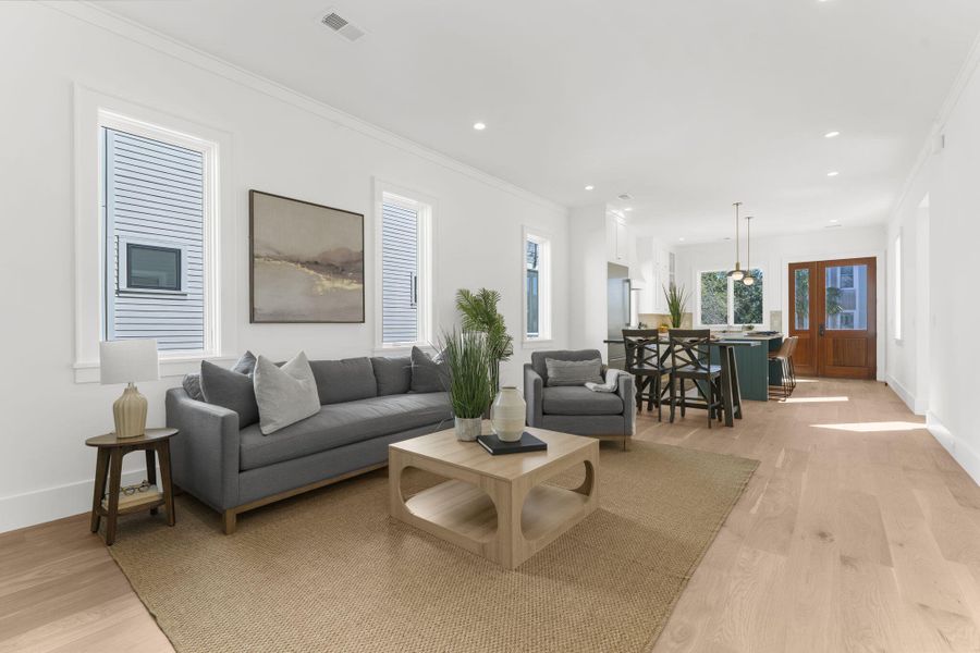 Furnished interior view inside a new home in , Mount Pleasant (Image 5). Furnished interior view inside a new home in , Mount Pleasant (Image 5).