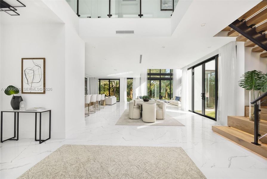 Furnished interior view inside a new home in , South Miami (Image 47).