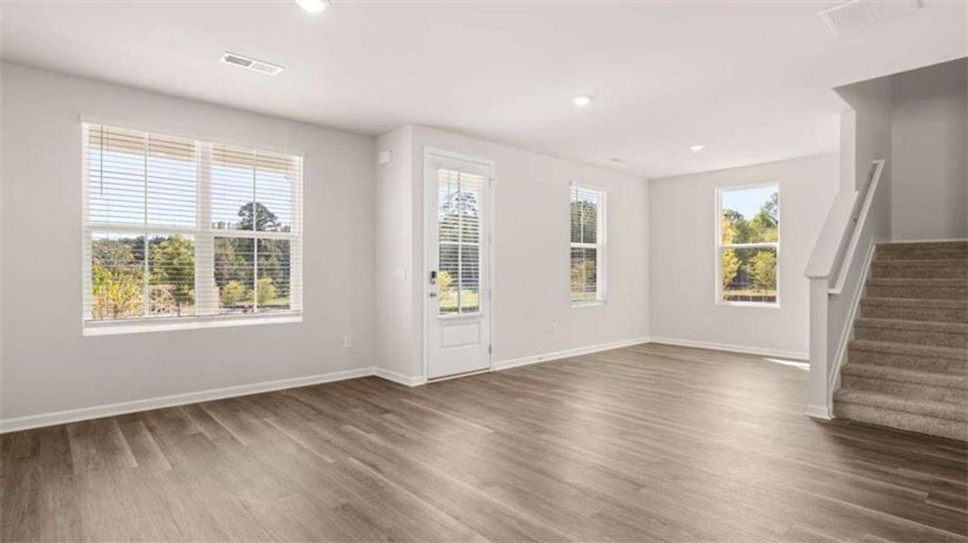 Spacious, unfurnished interior of a new home in Brookland Commons, Monroe (Image 28).