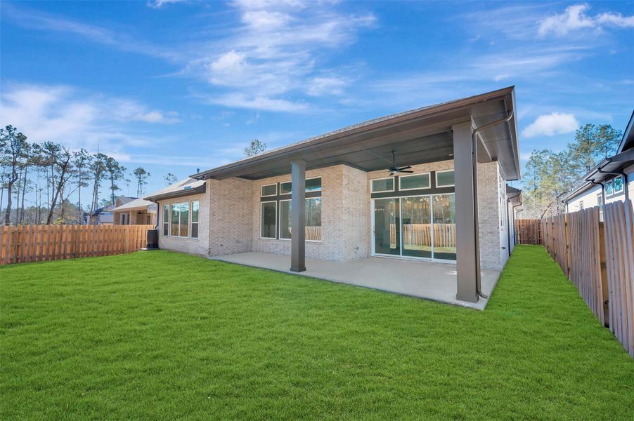 All brick exterior with hardi-board trim makes this exterior very low maintenance!
