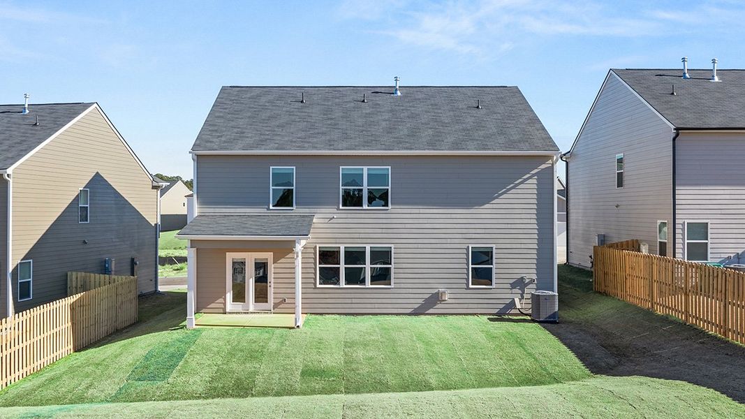 Representative exterior details of a home built from the Halton by D.R. Horton in The Abbey at Trolley Run Station, Aiken (Image 2). Representative exterior details of a home built from the Halton by D.R. Horton in The Abbey at Trolley Run Station, Aiken (Image 2).