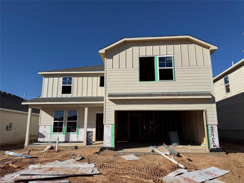 In-progress construction of a new home in Magnolia Springs, Montgomery, TX (Image 23).