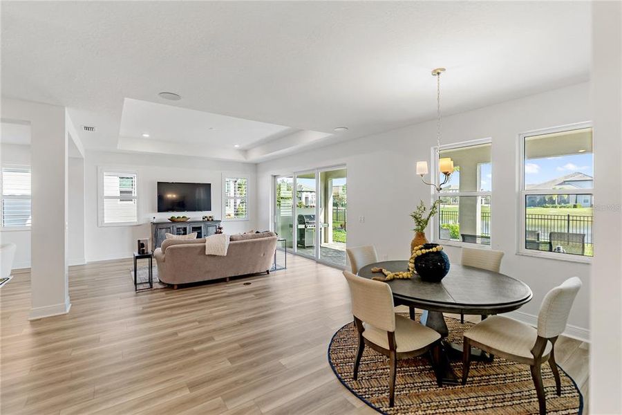 Furnished interior view inside a new home in Sweetwater at Lakewood Ranch, Bradenton (Image 27). Furnished interior view inside a new home in Sweetwater at Lakewood Ranch, Bradenton (Image 27).