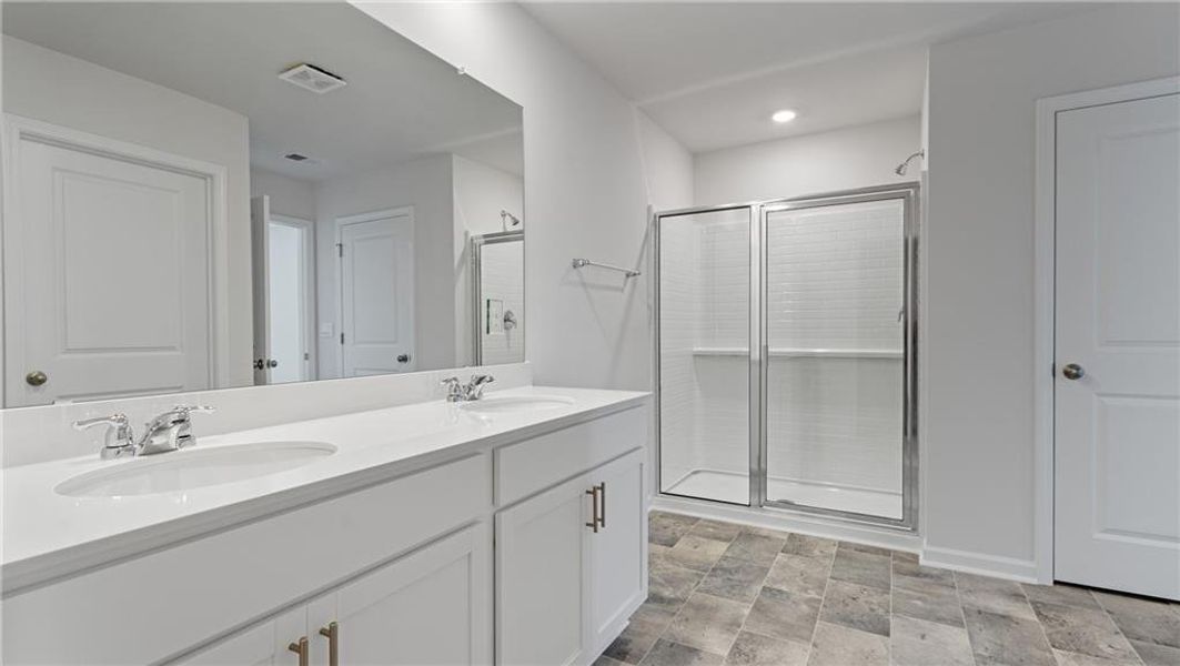 Furnished interior view inside a new home in Mableton Station, Mableton (Image 3).
