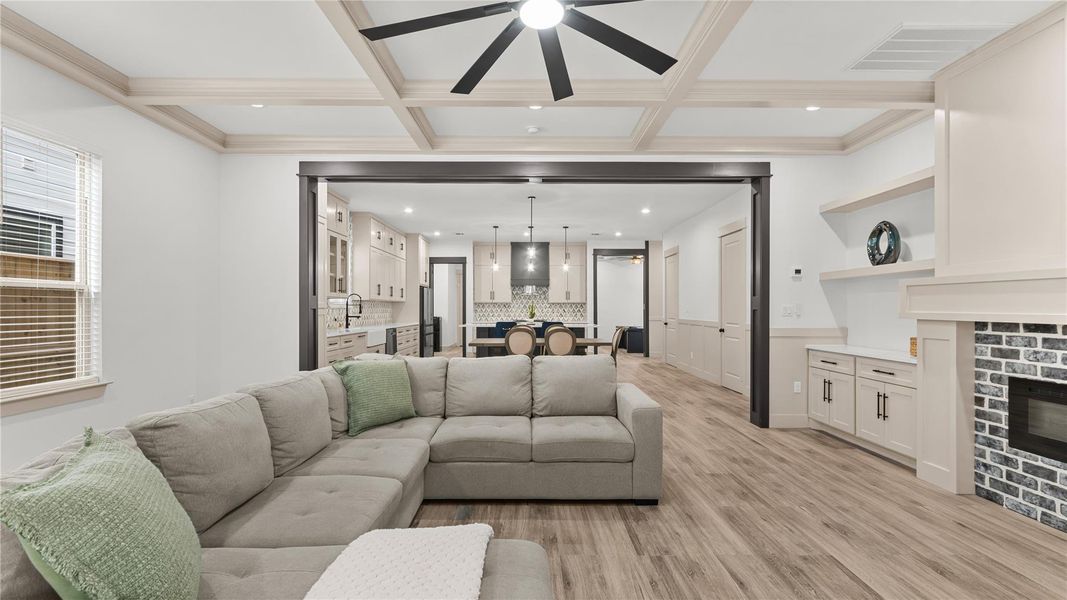 Furnished interior view inside a new home in , Tomball (Image 18).