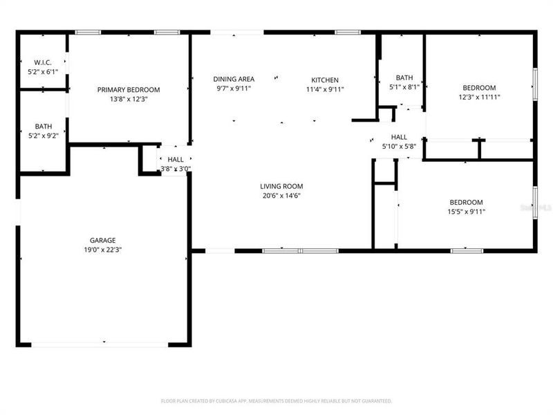 2D floor plan layout of this home in , Inverness, FL (Image 4).