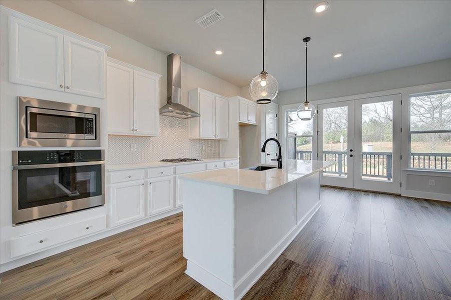 Furnished interior view inside a new home in Barrett Pointe, Kennesaw (Image 8).