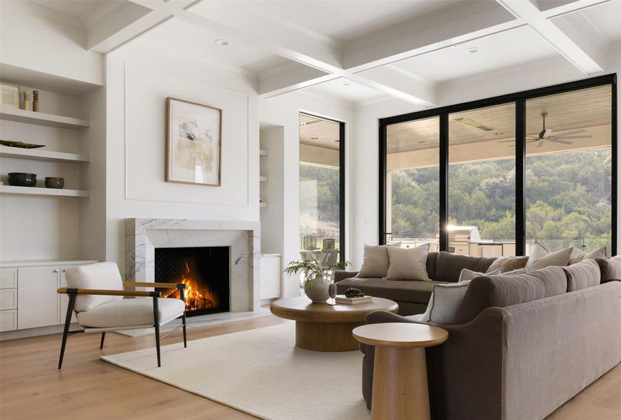 Furnished interior view inside a new home in , Austin (Image 5). Furnished interior view inside a new home in , Austin (Image 5).