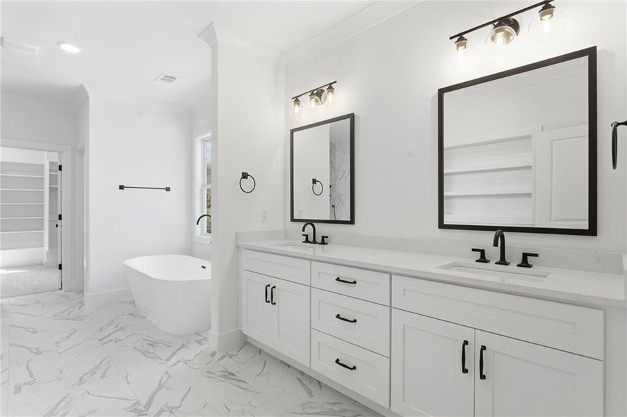 Furnished interior view inside a new home in , Marietta (Image 14).