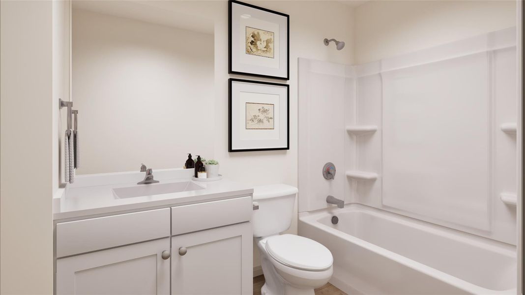 Furnished interior view inside a new home in Magnolia Woods, Magnolia (Image 9).