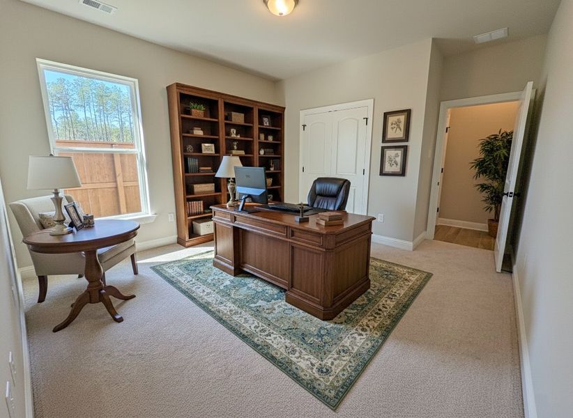 Furnished interior view inside a new home in Longleaf, Lumberton (Image 8).